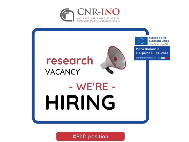 CNR-INO research vacancy