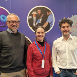 Da sinistra: Giacomo Lamporesi, Chiara Menotti e Alessio Recati